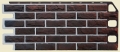 Сайдинг цокольный (фасадная панель) FineBer, Английский кирпич, 1137х470 мм